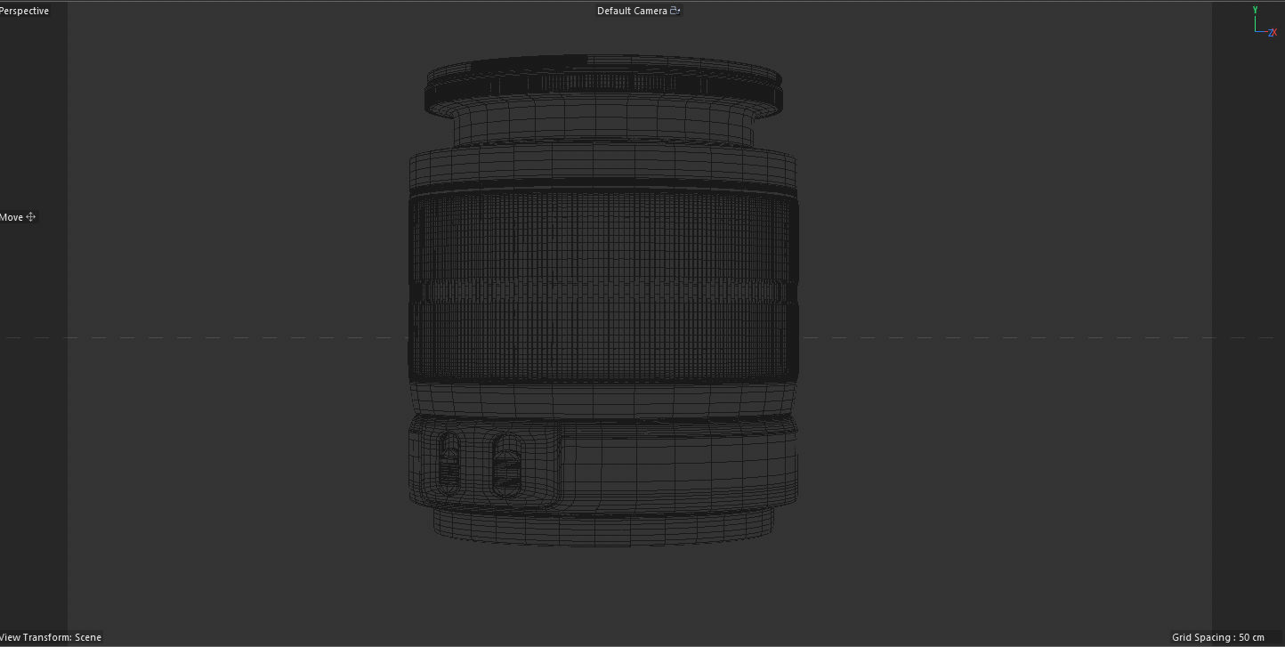 Canon Lens Wireframe